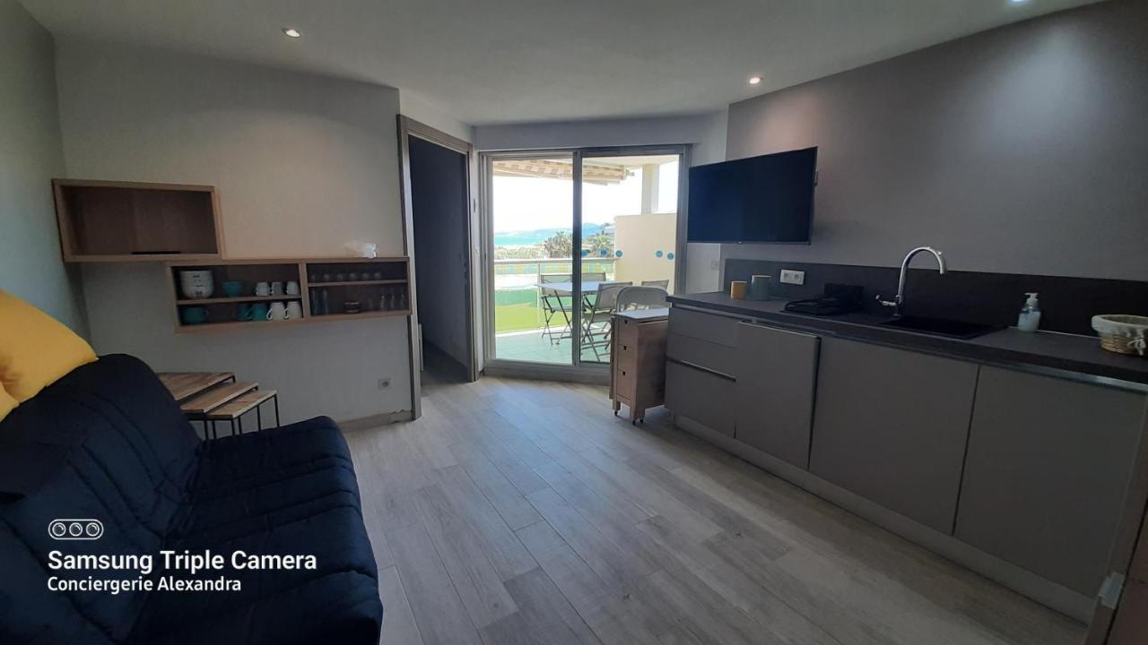 LES GOELLETTES : vue mer et piscine Saint-Cyprien  Extérieur photo